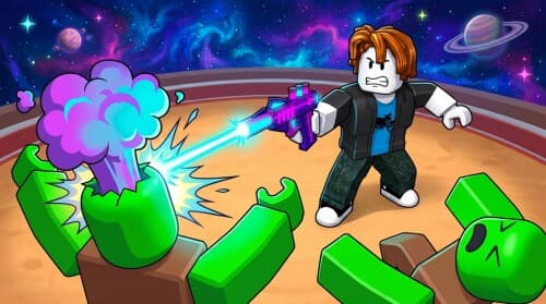 Survive Zombie Arena Roblox listing for credits farming guide